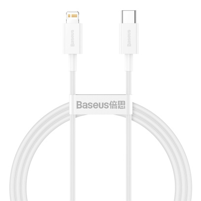 Кабель Baseus Superior Series Fast Charging Data Cable Type-C – Lightning PD 20W, 1 м (CATLYS-A02) Белый