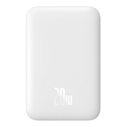 Внешний аккумулятор Baseus 6000mAh Magnetic Wireless Charging Power Bank 20W с MagSafe PPCXW06 (PPCX020002) Белый