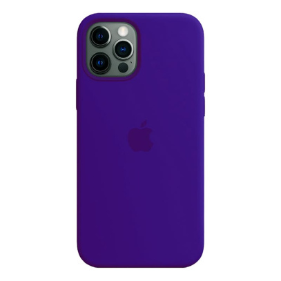 Чехол Silicone Case для Apple iPhone 12 Pro Max Purple, фиолетовый