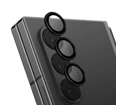 Защитное стекло для Galaxy Z Fold6, BlueO Camera lens Armor metal 3 шт. Серое