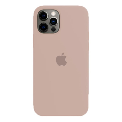 Чехол Silicone Case для Apple iPhone 12 Pro Max Powdery, пудровый