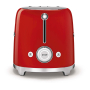 Тостер на 4 ломтика SMEG 50s style (TSF02RDEU) Красный