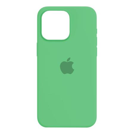 Чехол Silicone Case для Apple iPhone 15 Pro Max Светло-зеленый