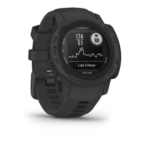 Часы Garmin INSTINCT 2S solar Graphite, черный
