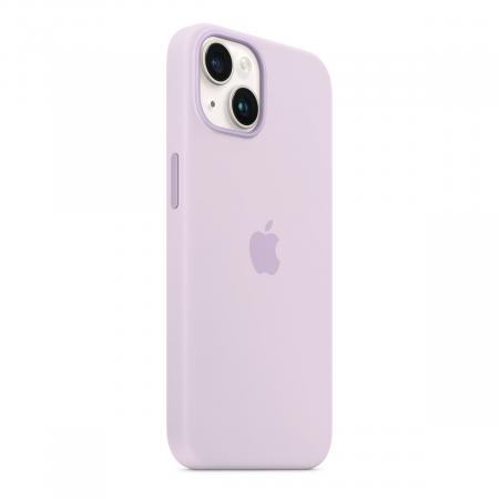 Чехол Silicone Case MagSafe для Apple iPhone 14 Сиреневый