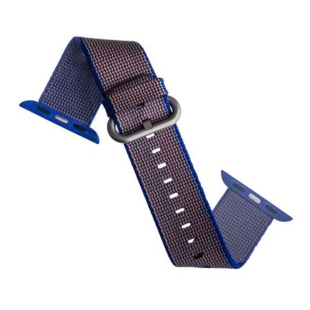 Нейлоновый ремешок COTEetCI Nylon Magic Band для Apple Watch 38/40 мм Violet Blue, фиолетово-синий