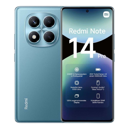 Xiaomi Redmi Note 14 Pro 8/256Gb Ocean Blue, голубой