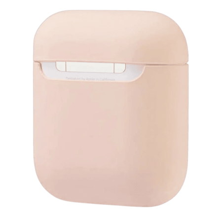 Чехол для Apple AirPods 1/2 Silicone Case Pink Sand, розовый песок