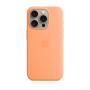 Чехол Silicone Case для Apple iPhone 15 Pro Max Orange, оранжевый