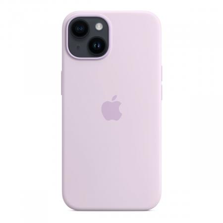 Чехол Silicone Case MagSafe для Apple iPhone 14 Сиреневый