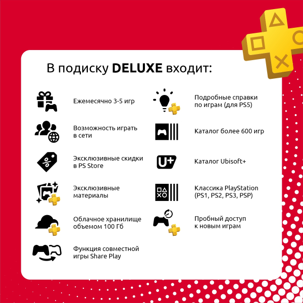 ПО: PS Plus Deluxe на 1 месяц (Турция)