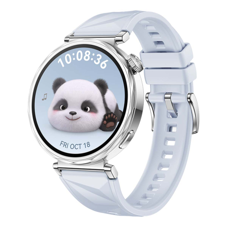 Часы HUAWEI Watch GT 5 Silver, 41 мм, цвет корпуса серебряный, цвет ремешка голубой