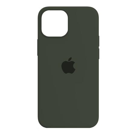 Чехол Silicone Case для Apple iPhone 13 mini Темно-зеленый
