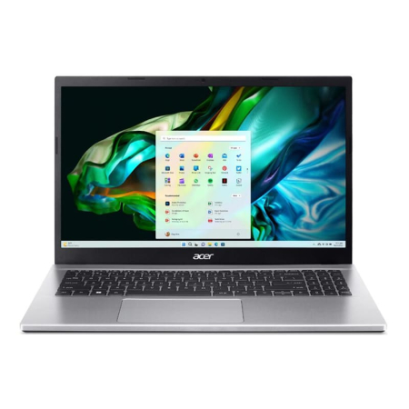 Ноутбук 15.6" Acer Aspire 3 (A315-44P-R7ZT) AMD Ryzen 5 5500U, 8Gb DDR4, SSD 512Gb, AMD Radeon Graphics, FullHD, DOS Pure Silver, серебристый