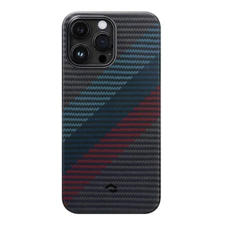 Чехол для iPhone 14 Pro Pitaka Fusion Weaving MagEZ Case 3, Movement (MI1401P) Черно-серый