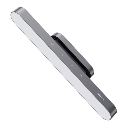 Лампа офисная светодиодная Baseus Magnetic Stepless Dimming Charging Desk Lamp, 45 Вт (DGXC-C0G) Deep gray, серо-белый