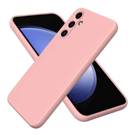 Чехол для Samsung Galaxy A35 Silicon Cover, Светло-розовый