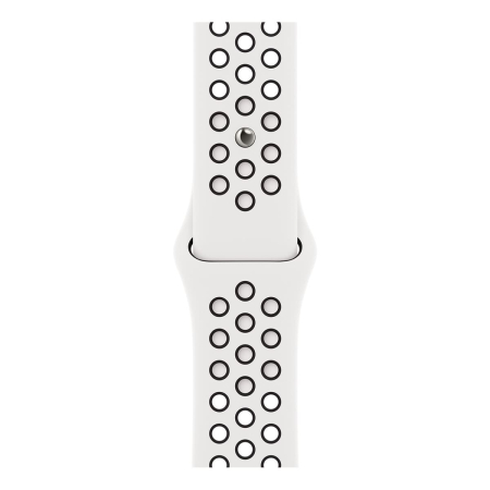 Apple Watch Nike SE (2022), 40 мм корпус из алюминия цвета «Starlight», ремешок Nike Sport Band размера M/L цвета «Summit White/Black»
