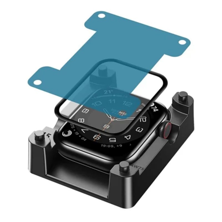 Защитное стекло для Apple Watch 44 мм WiWU Watch film with instal tool (JD-107) Глянцевое