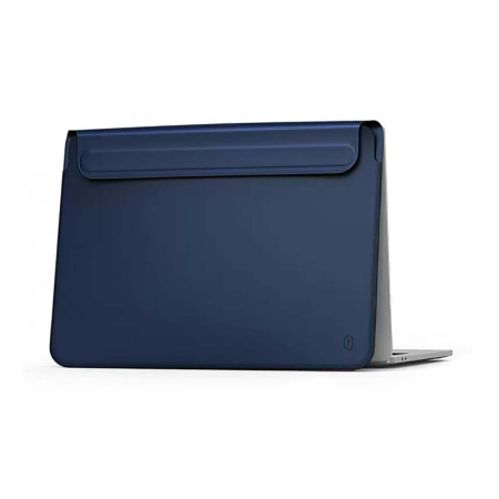 Чехол для MacBook Pro 16.2" 2021/25 WiWU Skin Pro II Leather Sleeve Синий