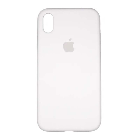 Чехол Silicone Case для Apple iPhone XR White, белый