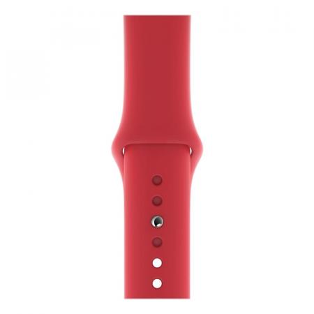 Силиконовый ремешок COTEetCI Silicone Sport Band для Apple Watch 42/44 мм Red, красный
