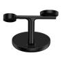 Беспроводное зарядное устройство Baseus Swan 3в1 Wireless Magnetic Charging Bracket 20W BS-W527 (WXTE000101) Black, черный