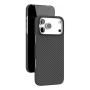 Чехол для iPhone 17 Pro с MagSafe VLP Kevlar Case Чёрный
