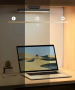 Лампа офисная светодиодная Baseus Magnetic Stepless Dimming Charging Desk Lamp, 45 Вт (DGXC-C0G) Deep gray, серо-белый
