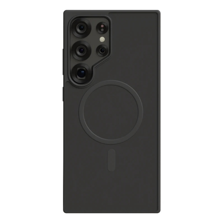 Чехол для Samsung S25Ultra AceCase Soft Rim Black, чёрный