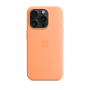 Чехол Silicone Case для Apple iPhone 15 Pro Max Orange, оранжевый
