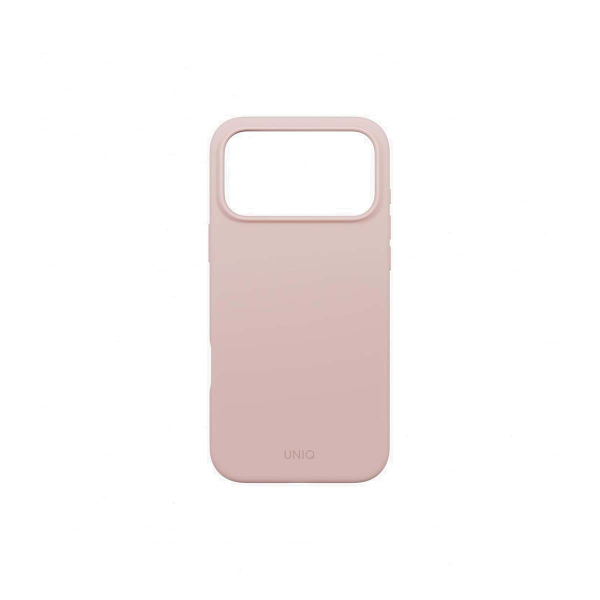 Чехол для iPhone 17 Pro Max с MagSafe UNIQ LINO (IP6.9P(2025)-LINOMBPNK) Blush Pink, розовый