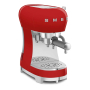 Кофемашина эспрессо SMEG 50s style (ECF02RDEU) Красный