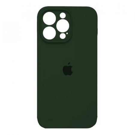Чехол Silicone Case v2 для Apple iPhone 14 Pro Темно-зеленый