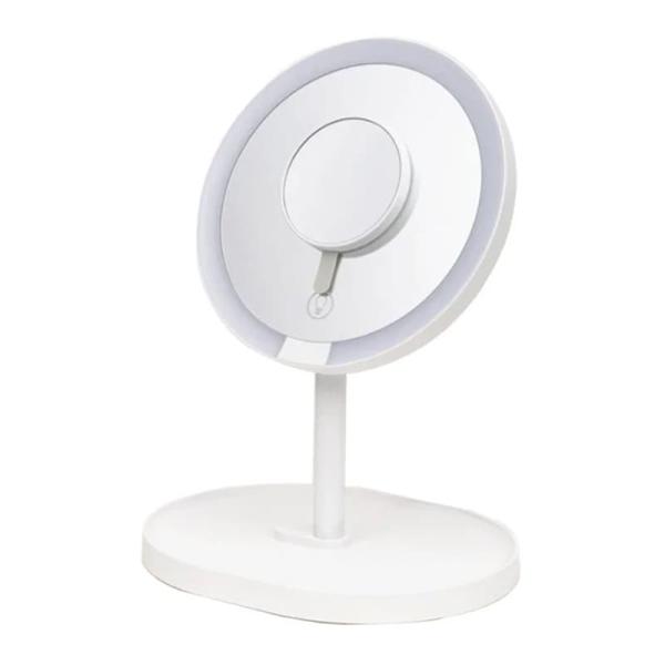 Зеркало Xiaomi косметическое для макияжа с подсветкой Jordan & Judy LED Makeup double Mirror (NV529) Белый