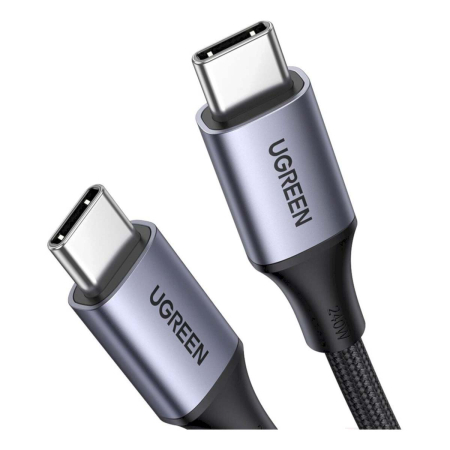Кабель UGREEN US535 (90440) Type-C - Type-C 240WPD Fast Charging 2м Space Gray, серый