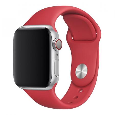 Силиконовый ремешок COTEetCI Silicone Sport Band для Apple Watch 42/44 мм Red, красный