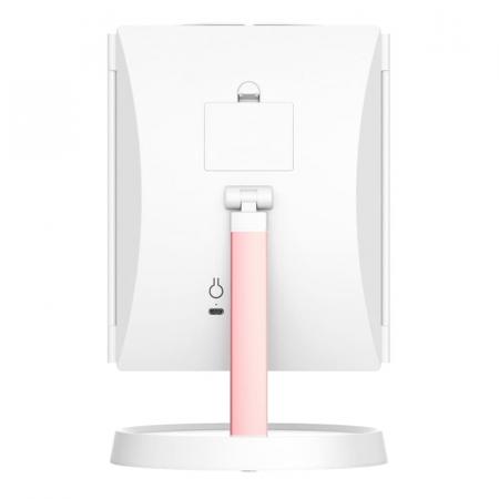 Зеркало Xiaomi для макияжа раскладное с подсветкой и увеличением Jordan & Judy (NV549) Белый