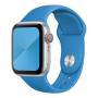 Силиконовый ремешок COTEetCI Silicone Sport Band для Apple Watch 38/40 мм Blue, синий