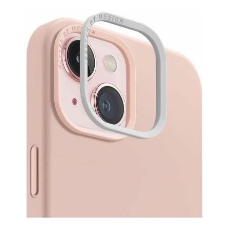 Чехол для iPhone 15 с Magsafe UNIQ Lino (IP6.1(2023)-LINOHMPNK) Розовый