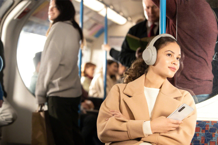 Беспроводные наушники Sony (WH-1000XM4) Silver, серебристый