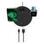 Беспроводное зарядное устройство Baseus Swan 3в1 Wireless Magnetic Charging Bracket 20W BS-W527 (WXTE000101) Black, черный