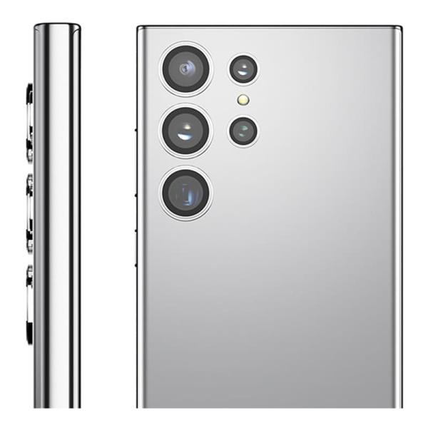 Защитное стекло для камеры Galaxy S24 Ultra BLUEO Camera lens Armor metal 5 шт. (NPB28-S24U-SIL) Серебристый
