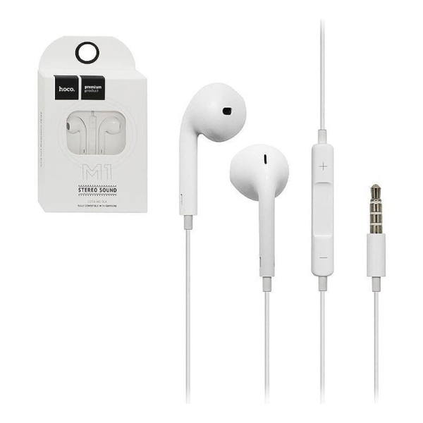 Наушники hoco. Stereo Sound M1 Белый