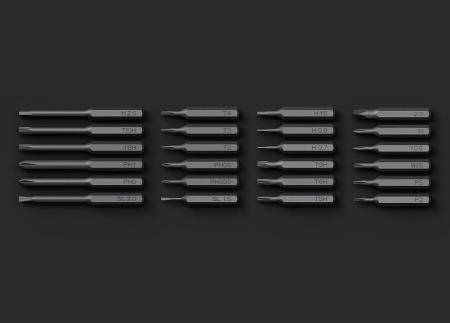 Аккумуляторная отвертка Xiaomi Mijia Electric Screwdriver 24в1 (MJDDLSD003QW) Черный