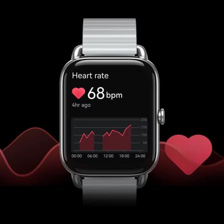 Умные часы Haylou RS4 Plus (LS11) Silver, серебристый