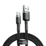 USB кабель Baseus Cafule Cable разъем Type-C (CATKLF-BG1) Черный